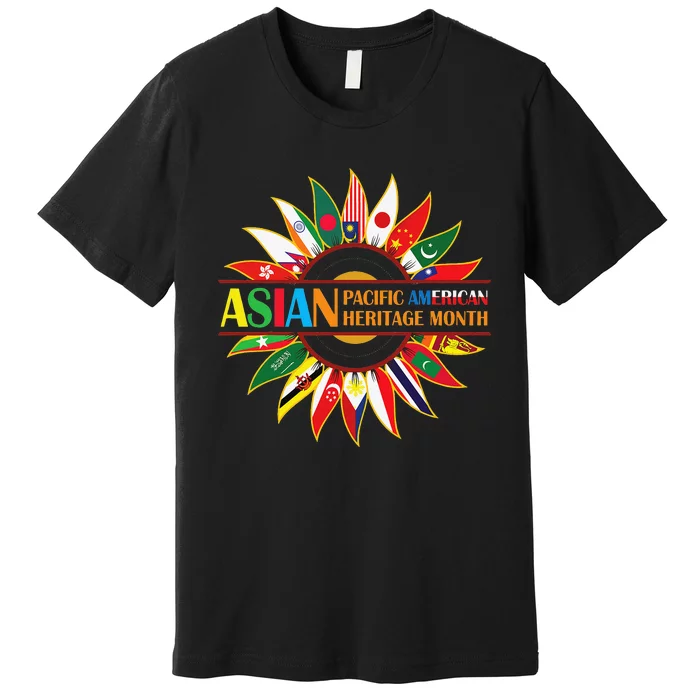 Asian American and Pacific Islander Heritage Month Sunflower Premium T-Shirt