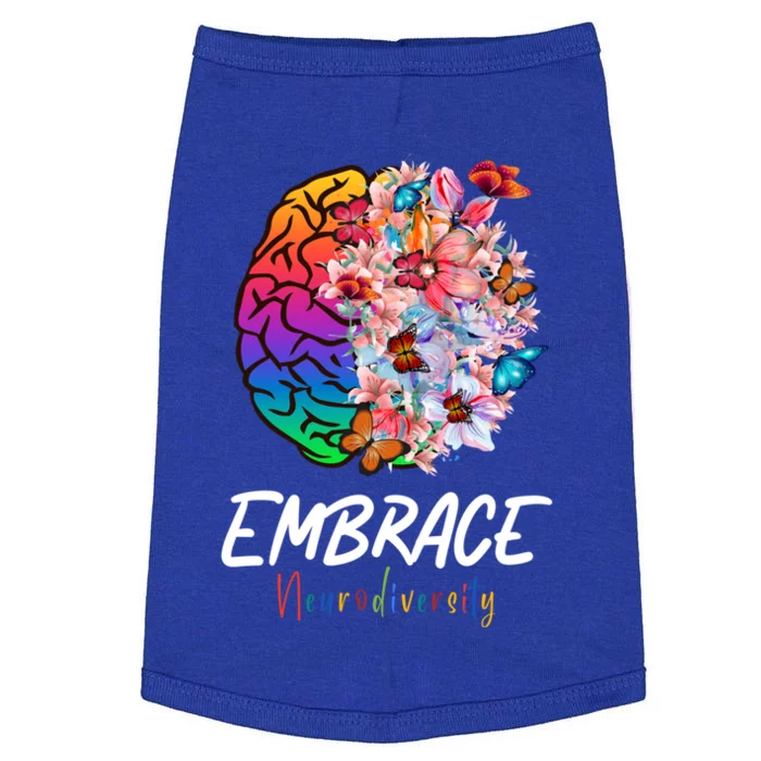 Asd Adhd Autism Awareness Brain A Embrace Neurodiversity Cool Gift Doggie Tank