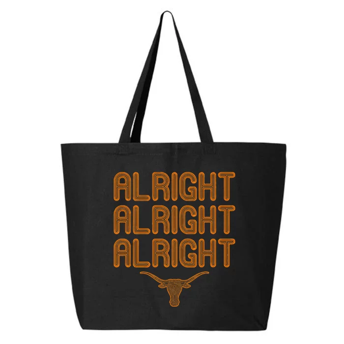 Alright Alright Alright Texas Bull Texas Pride State Usa 25L Jumbo Tote