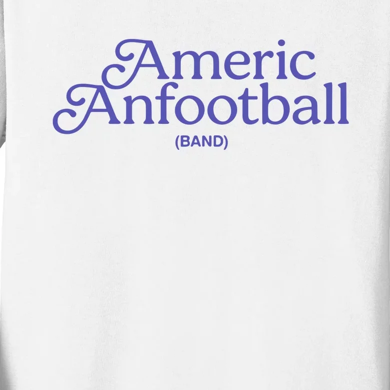 Americ Anfootball Kids Long Sleeve Shirt