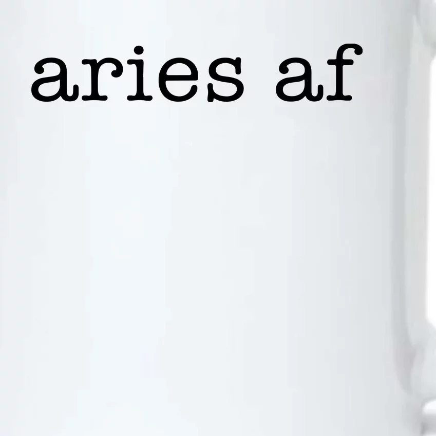 Aries AF Astrology March April Birthday Zodiac Funny Gift Black Color Changing Mug