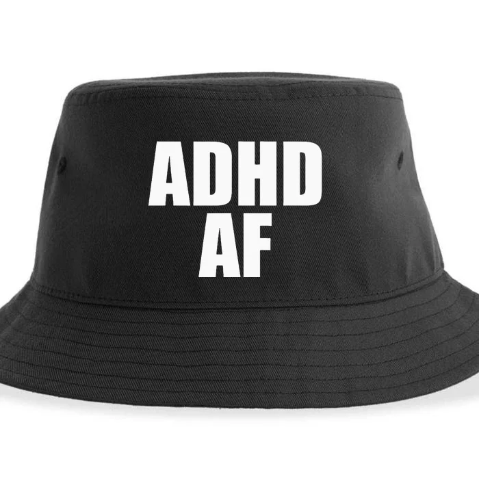 Adhd Af Sustainable Bucket Hat