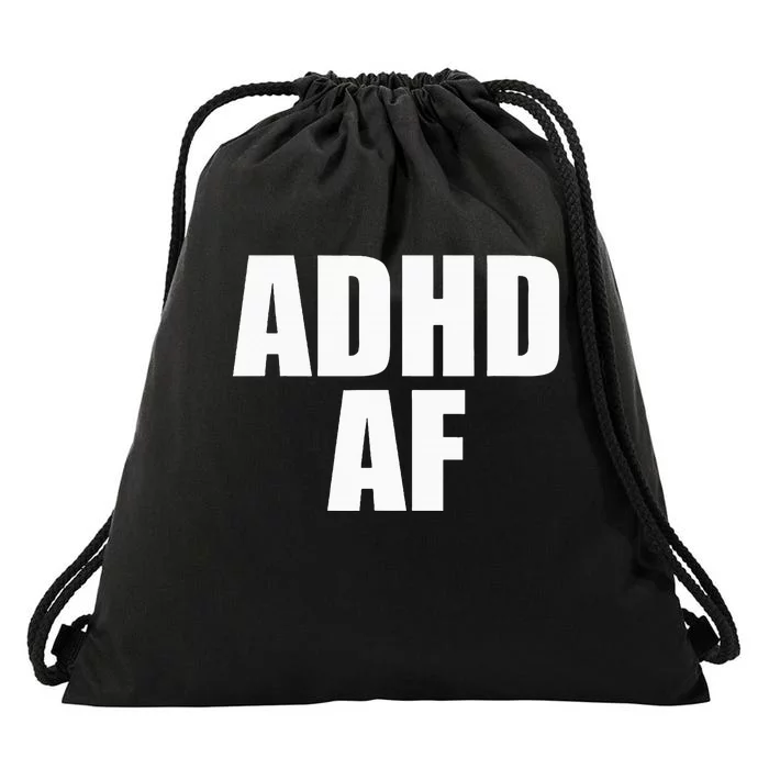 Adhd Af Drawstring Bag