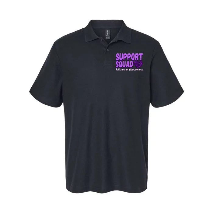 Alzheimers Awareness Softstyle Adult Sport Polo