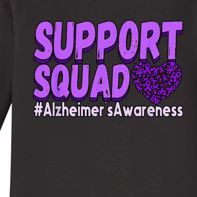 Alzheimers Awareness Baby Long Sleeve Bodysuit