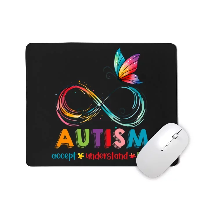 Autism Awareness Acceptance Infinity Symbol Mousepad