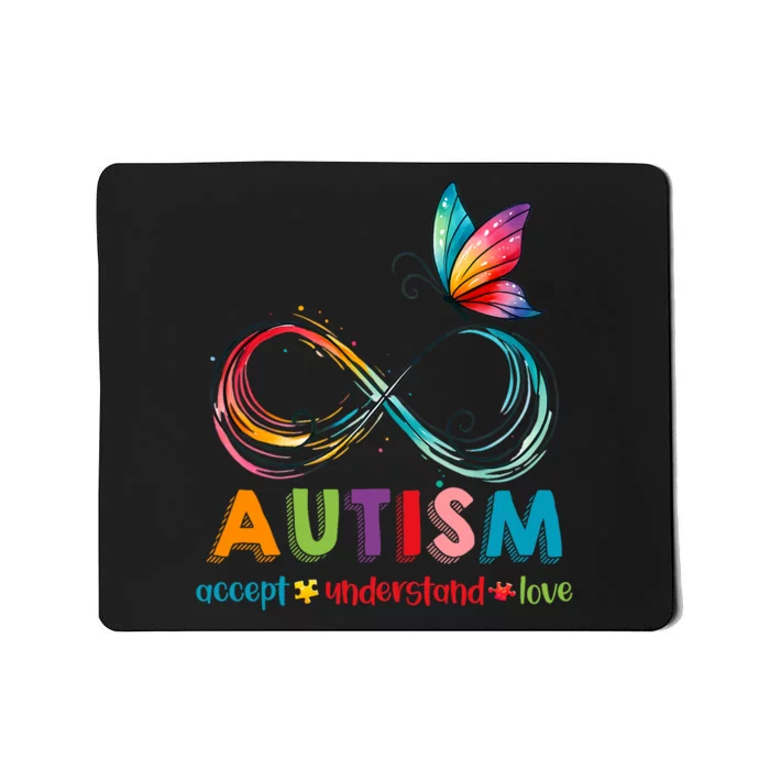 Autism Awareness Acceptance Infinity Symbol Mousepad