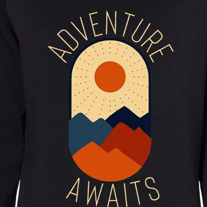 Adventure Awaits Womens California Wash Sweatshirt