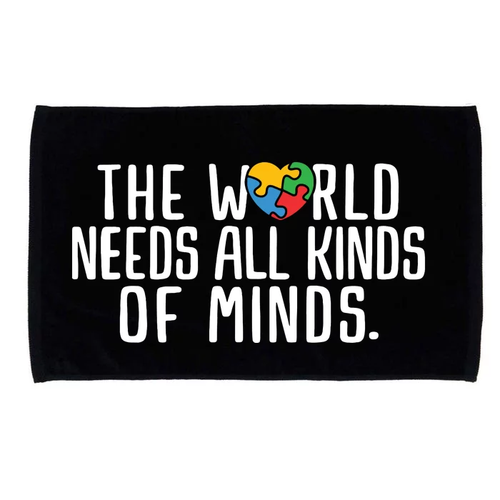 Autism Awareness All Kinds Of Minds Autistic Support Microfiber Hand Towel