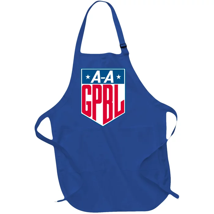 Aagpbl All American Professional Baseball League Gift Full-Length Apron With Pocket