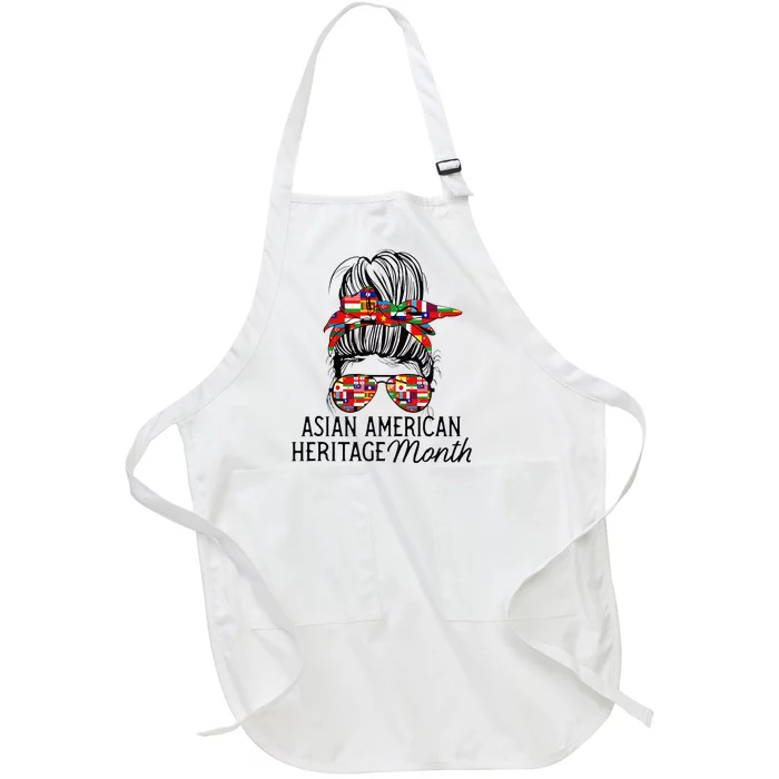 Asian American and Pacific Islander heritage month Full-Length Apron With Pocket