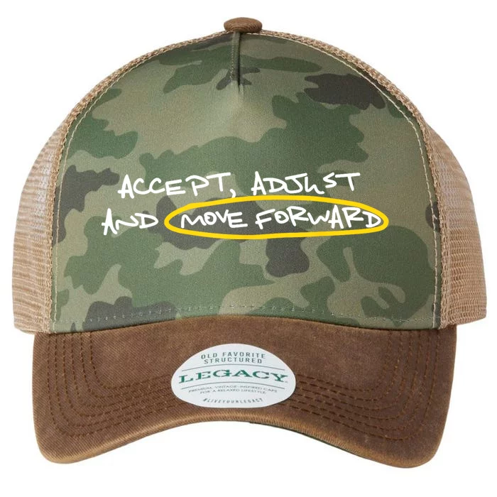 Accept Adjust And Move Forward Legacy Tie Dye Trucker Hat