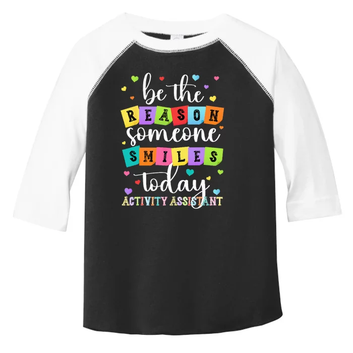 Activity Assistant Appreciation Activity Professional Week Toddler Fine Jersey T-Shirt