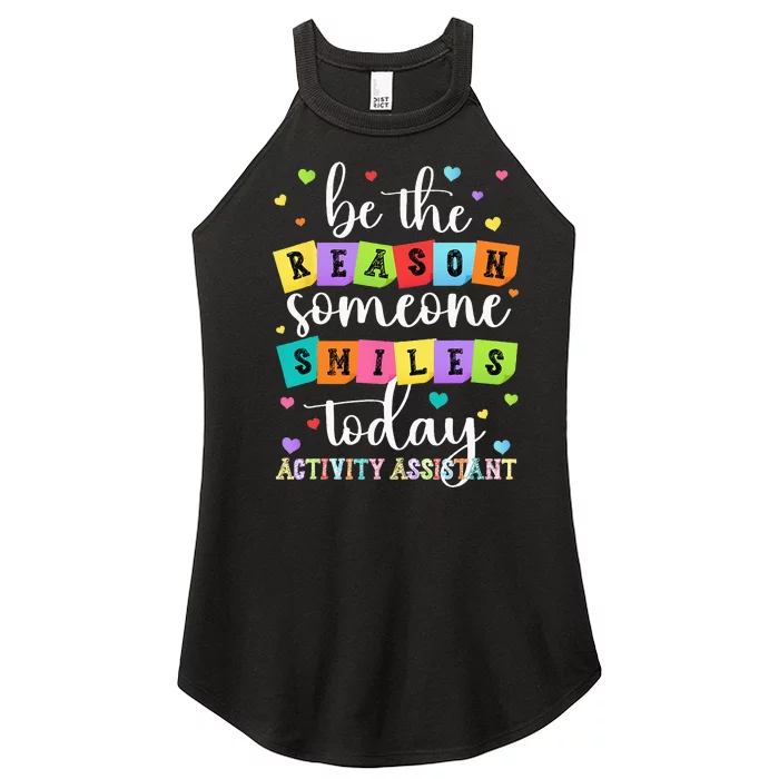 Activity Assistant Appreciation Activity Professional Week Women’s Perfect Tri Rocker Tank