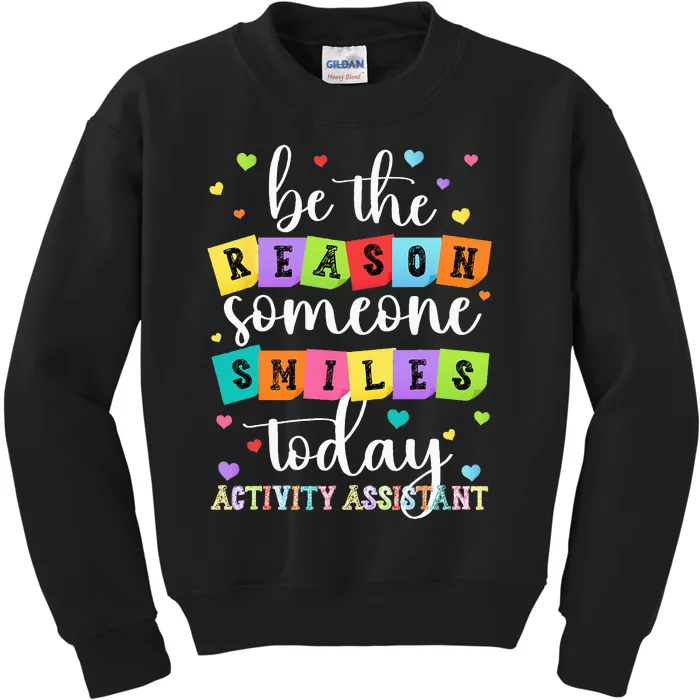 Activity Assistant Appreciation Activity Professional Week Kids Sweatshirt