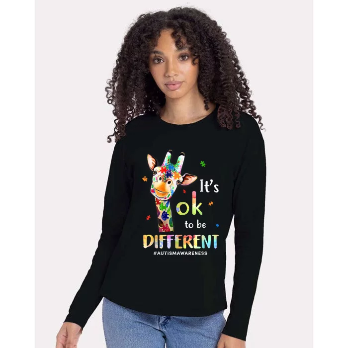 Autism Awareness Acceptance Its Ok To Be Different Womens Cotton Relaxed Long Sleeve T-Shirt