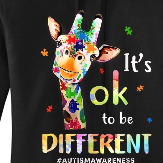 Autism Awareness Acceptance Its Ok To Be Different Women's Pullover Hoodie