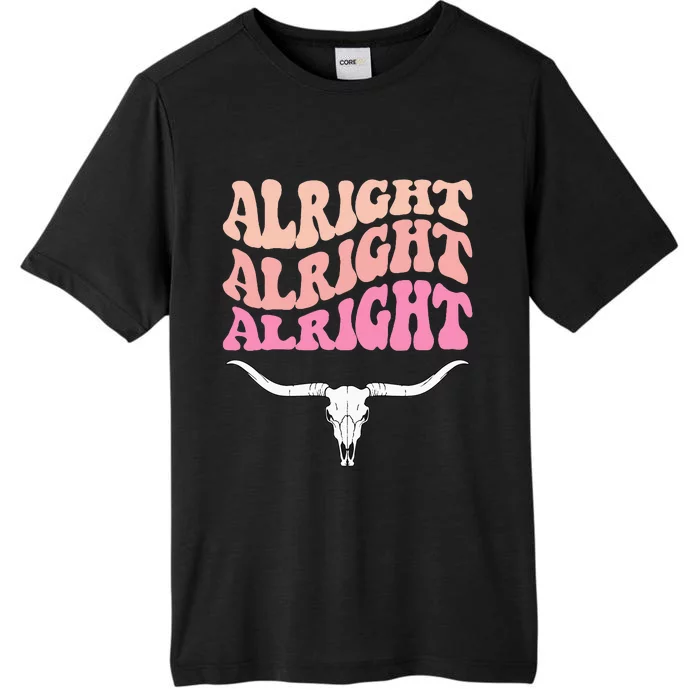 Alright Alright Alright Texas Bull Texas Pride State Usa ChromaSoft Performance T-Shirt