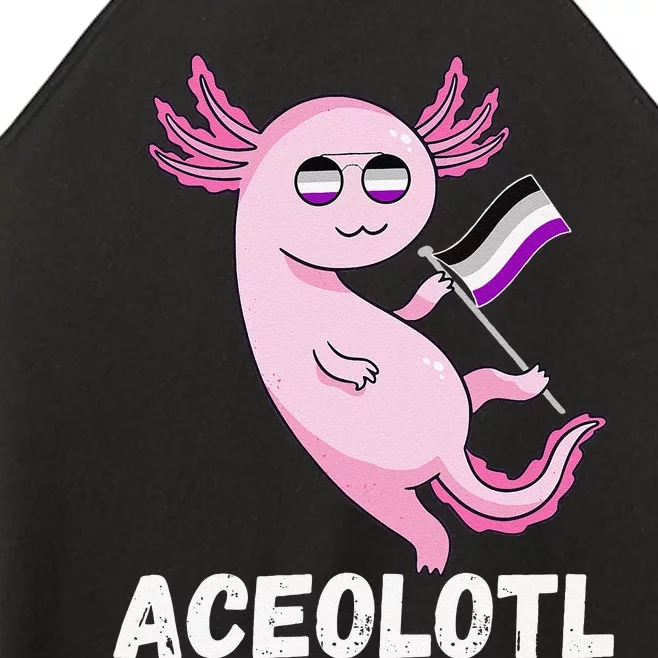 Ace Axolotl Asexual Pride Flag Mexican Salamander Lgbt Womens Perfect Tri Rocker Tank