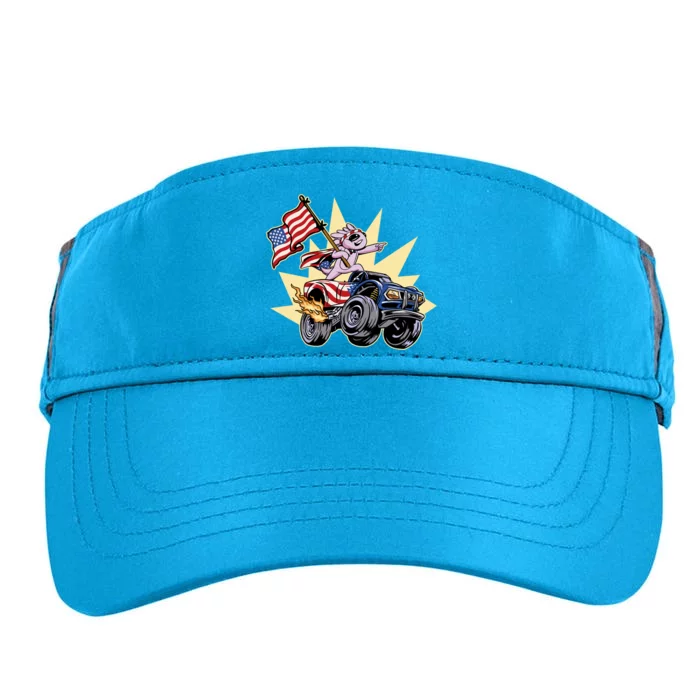 American Axolotl Animal Adult Drive Performance Visor