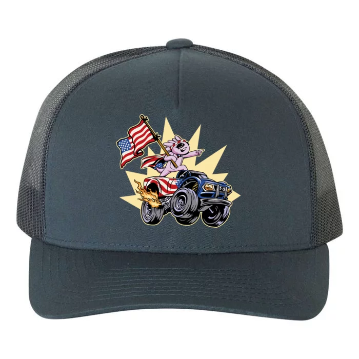 American Axolotl Animal Yupoong Adult 5-Panel Trucker Hat