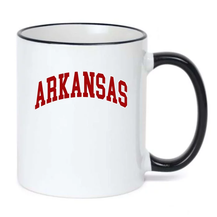 Arkansas Ar Black Color Changing Mug