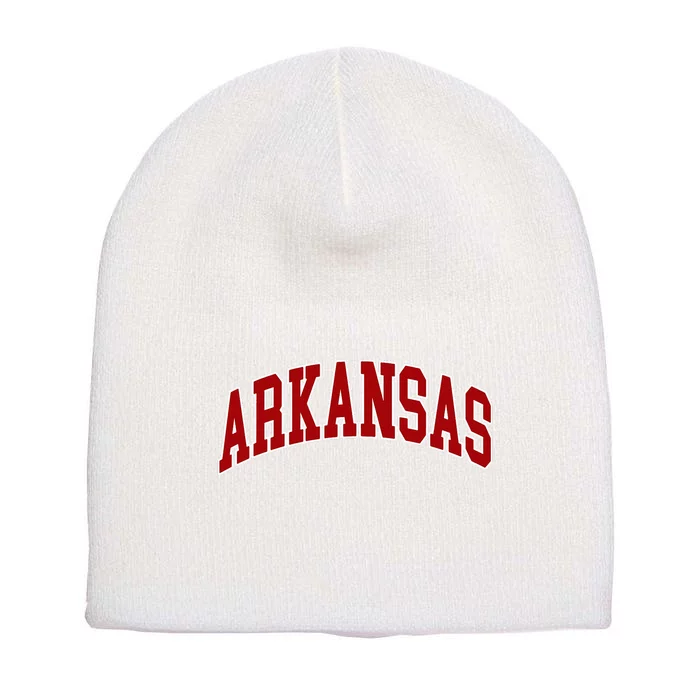 Arkansas Ar Short Acrylic Beanie