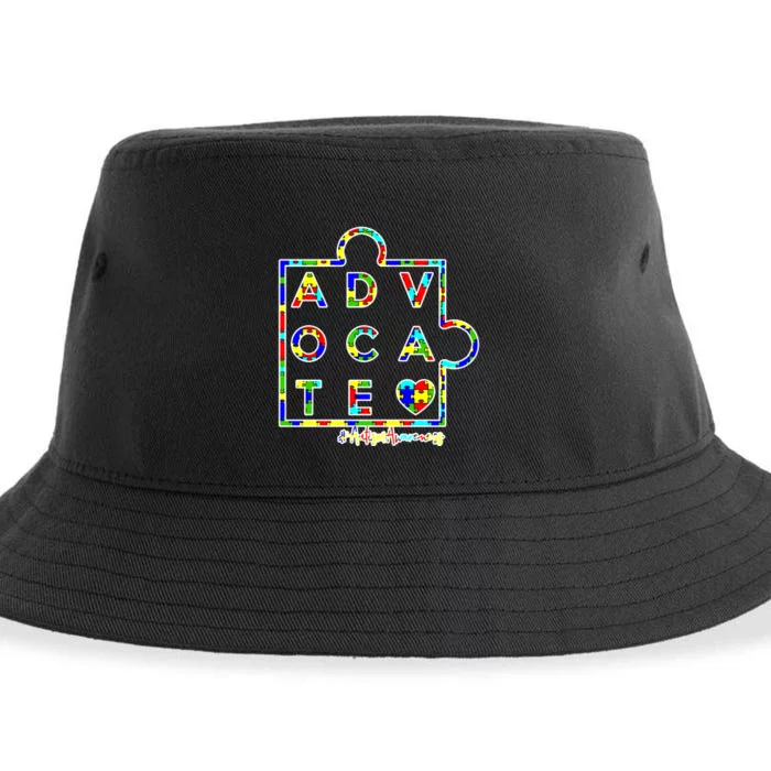 Autism Awareness Advocate Autism Sustainable Bucket Hat