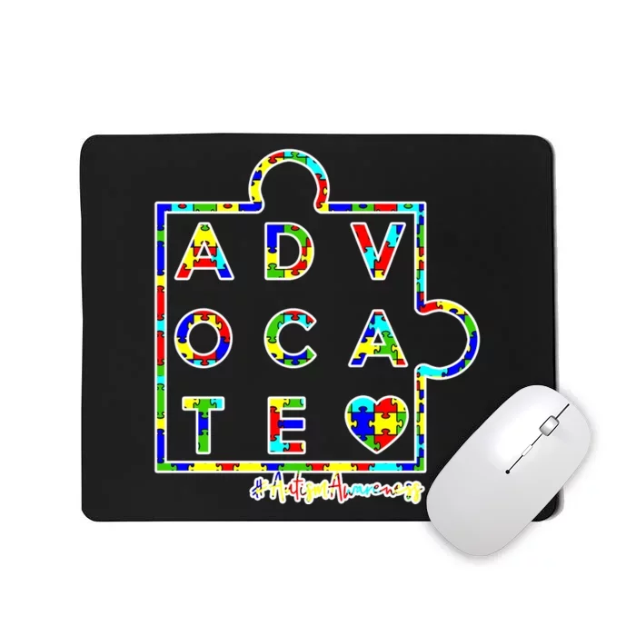 Autism Awareness Advocate Autism Mousepad