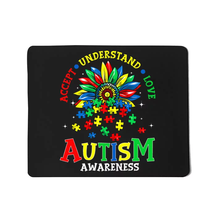 Autism Awareness Accept Understand Love Autism Mom Mousepad