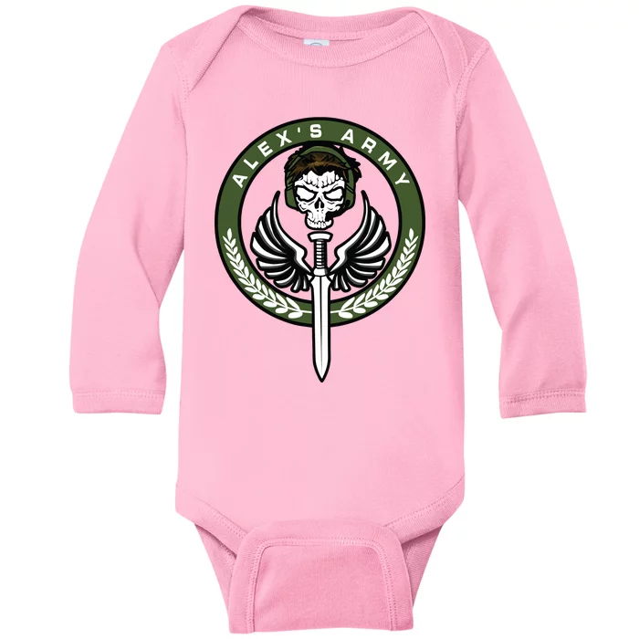 Alexs Army Baby Long Sleeve Bodysuit