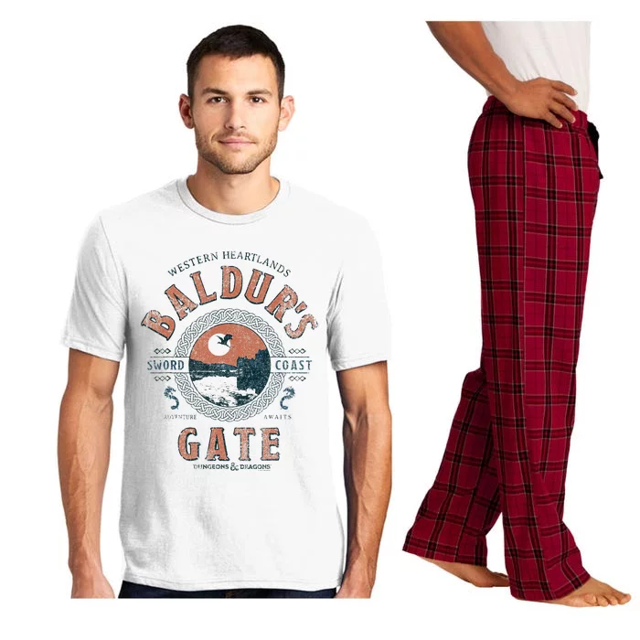 Adventure Awaits At Baldurs Gate Pajama Set