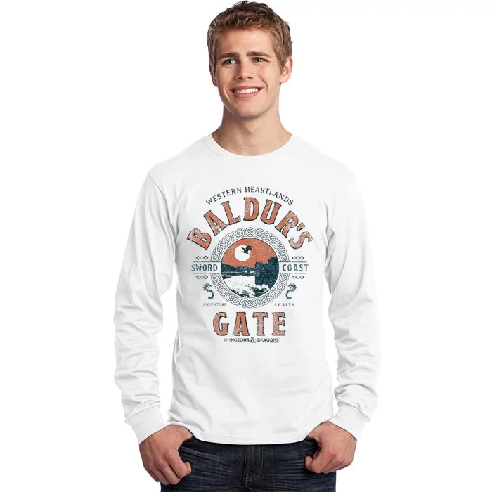 Adventure Awaits At Baldurs Gate Tall Long Sleeve T-Shirt