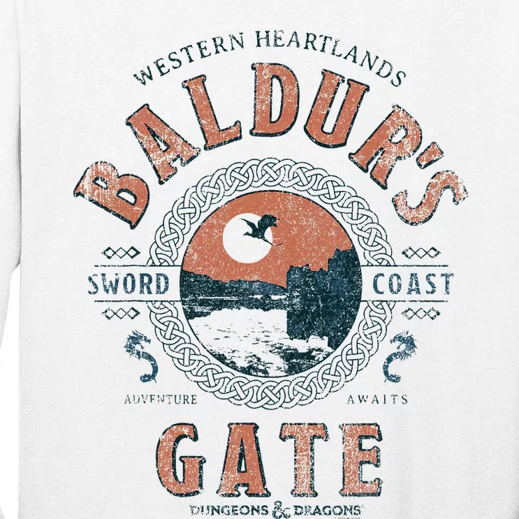 Adventure Awaits At Baldurs Gate Tall Long Sleeve T-Shirt