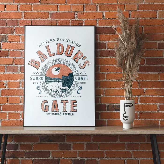 Adventure Awaits At Baldurs Gate Poster