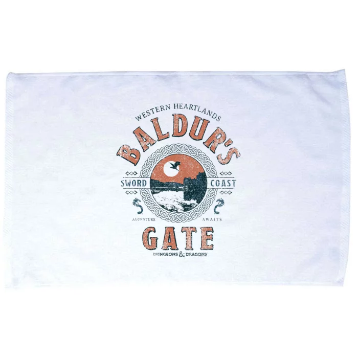 Adventure Awaits At Baldurs Gate Microfiber Hand Towel