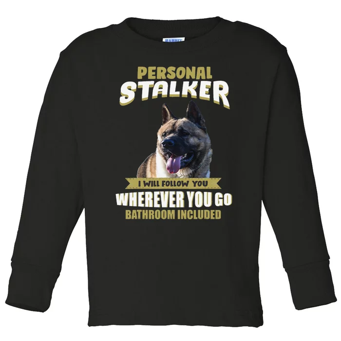 American Akita American Akita gift for mother's day Toddler Long Sleeve Shirt