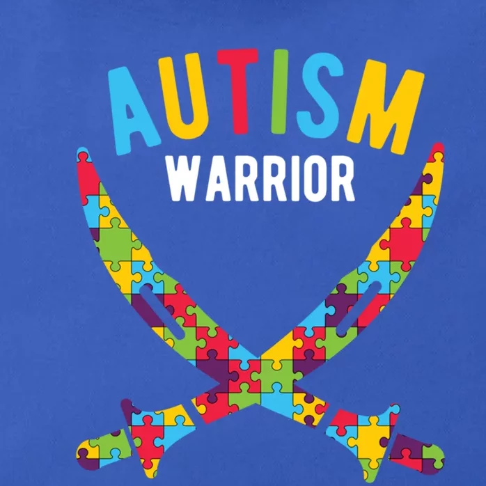 Autism Awareness Autism Warrior Gift Zip Tote Bag