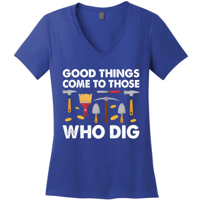 Archaeology Anthropology Archaeologist Gift Women's V-Neck T-Shirt