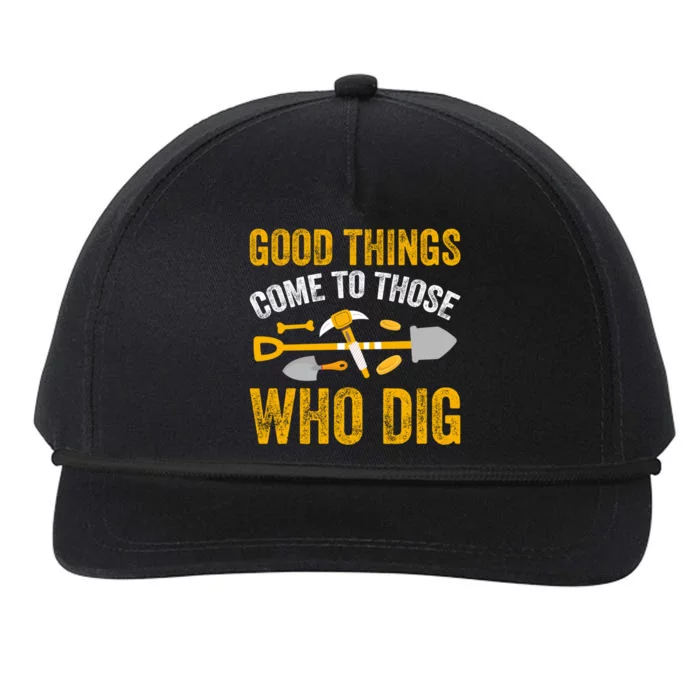 Archaeology Anthropology Archaeologist Great Gift Snapback Five-Panel Rope Hat