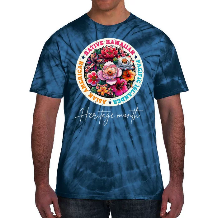 Aapi Asian American Pacific Islander Month Heritage Vintage Tie-Dye T-Shirt