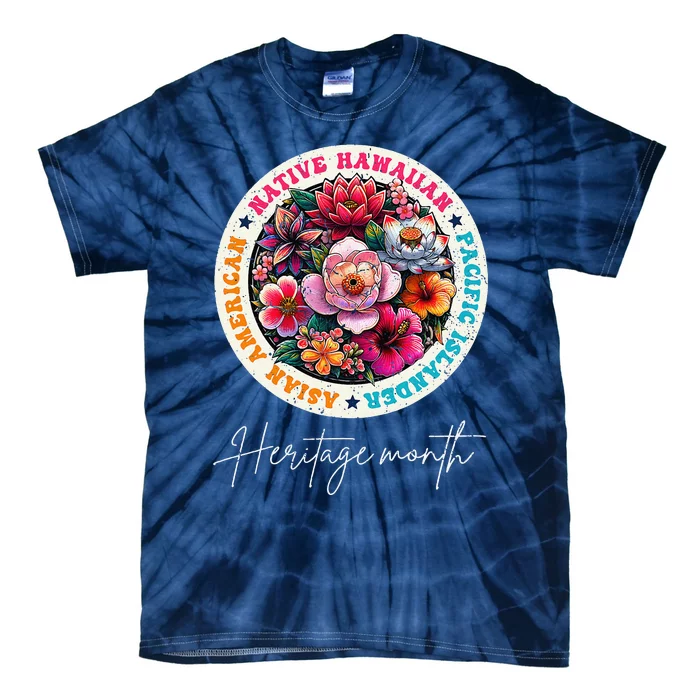 Aapi Asian American Pacific Islander Month Heritage Vintage Tie-Dye T-Shirt