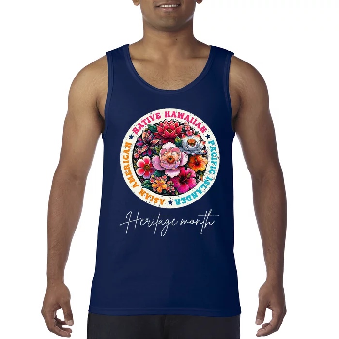 Aapi Asian American Pacific Islander Month Heritage Vintage Tank Top