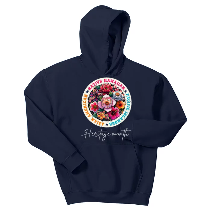 Aapi Asian American Pacific Islander Month Heritage Vintage Kids Hoodie