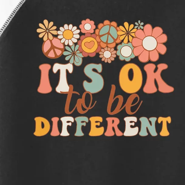 Autism Awareness Acceptance Its Ok to Be Different Toddler Fine Jersey T-Shirt