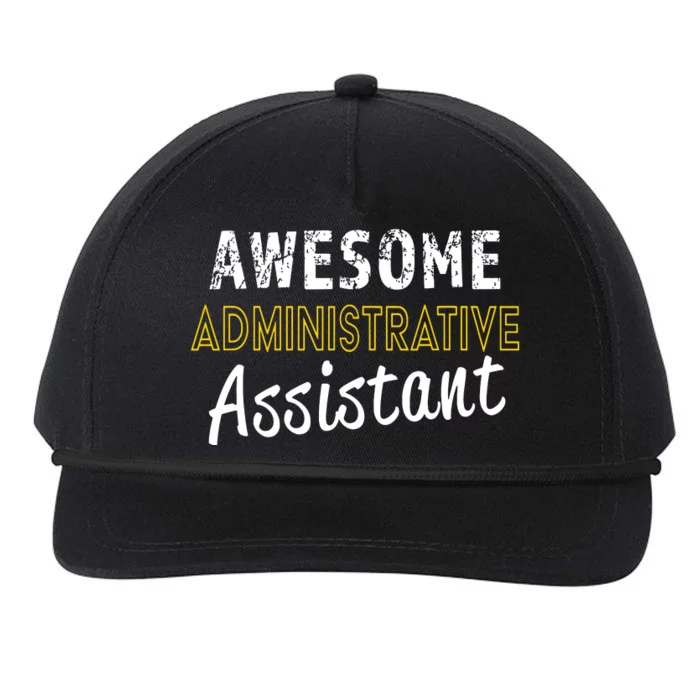 Administrative Assistant Appreciation Gift Admin Day Snapback Five-Panel Rope Hat