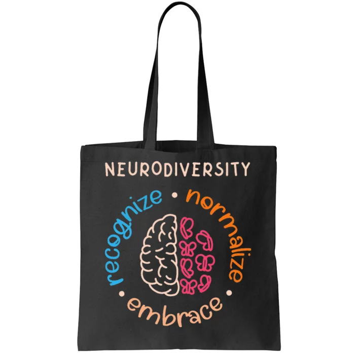 Autism Awareness Acceptance Neurodiversity Tote Bag