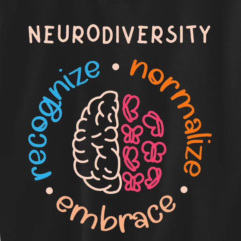 Autism Awareness Acceptance Neurodiversity Kids Sweatshirt