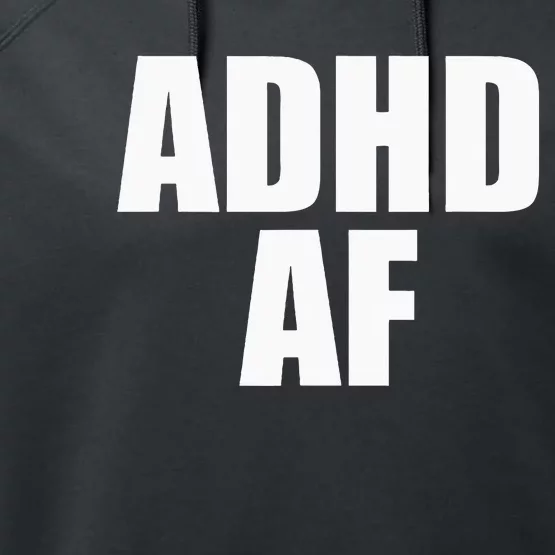 Adhd Af Performance Fleece Hoodie