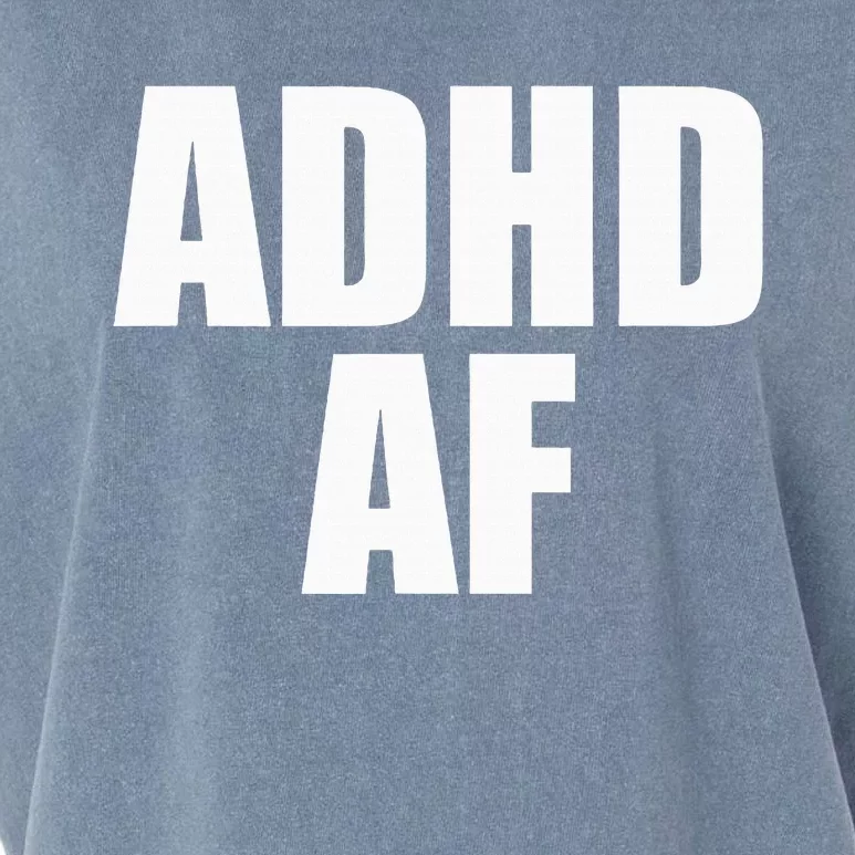 Adhd Af Garment-Dyed Women's Muscle Tee